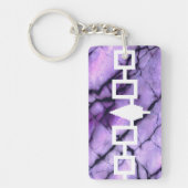 Porte-clés Drapeau de la Confédération Haudenosaunee (Devant)