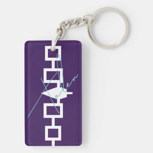 Porte-clés Drapeau de la Confédération Haudenosaunee (Dos)