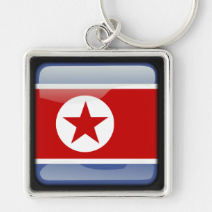 Porte-clés Drapeau de la Corée du Nord