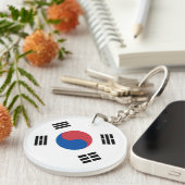 Porte-clés Drapeau de la Corée du Sud (Devant droit)