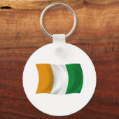 Porte-clés Drapeau de la Côte d'Ivoire (Recto)
