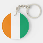 Porte-clés Drapeau de la Côte d'Ivoire (Dos)