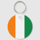 Porte-clés Drapeau de la Côte d'Ivoire (Verso)
