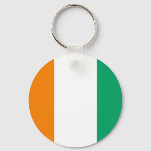 PORTE-CLÉS DRAPEAU DE LA CÔTE D'IVOIRE (Recto)
