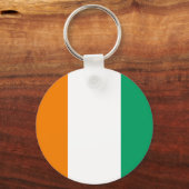 PORTE-CLÉS DRAPEAU DE LA CÔTE D'IVOIRE (Recto)