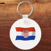 Porte-clés Drapeau de la Croatie (Recto)