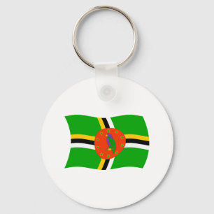 Porte-clés Drapeau de la Dominique