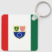 Porte-clés Drapeau de la Fédération de Bosnie (Dos)