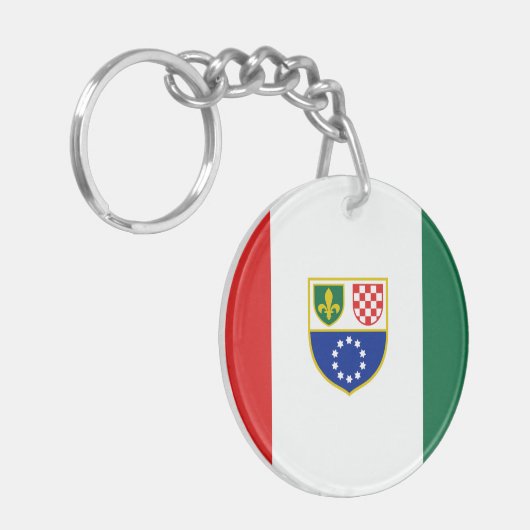 Porte-clés Drapeau de la Fédération de Bosnie (Devant gauche)
