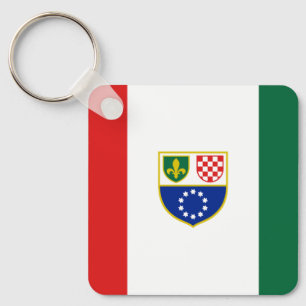 Porte-clés Drapeau de la Fédération de Bosnie-Herzégovine