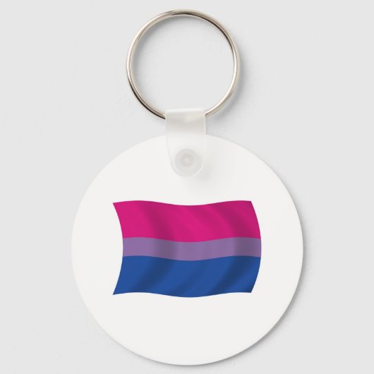 Porte-clés Drapeau de la fierté bisexuelle (Recto)
