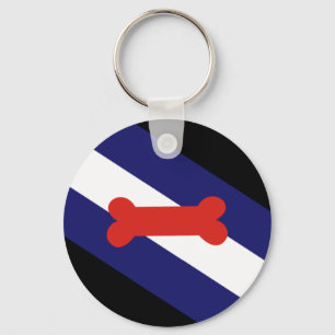 Porte-clés Drapeau de la fierté de jeu de chiot