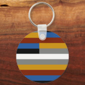 Porte-clés Drapeau de la fierté des freaks (Recto)