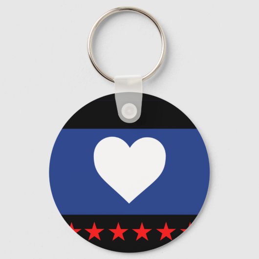 Porte-clés Drapeau de la fierté du pied (Recto)