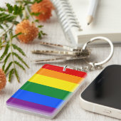 Porte-clés Drapeau de la fierté gay (Devant droit)