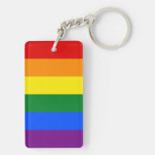Porte-clés Drapeau de la fierté gay (Dos)