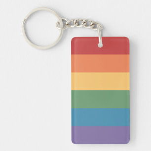 Porte-clés Drapeau de la fierté gay Heathered