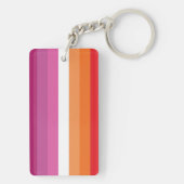 Porte-clés Drapeau de la fierté lesbienne (Dos)