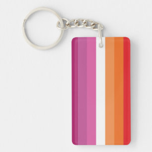 Porte-clés Drapeau de la fierté lesbienne