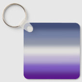 Porte-clés Drapeau de la fierté lesbienne du bouton Gradient  (Recto)