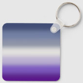 Porte-clés Drapeau de la fierté lesbienne du bouton Gradient  (Dos)