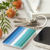 Porte-clés Drapeau de la fierté masculine gay (Devant droit)