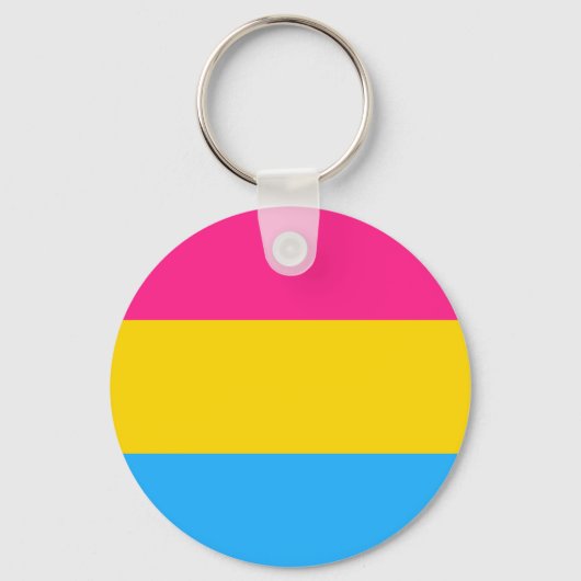 Porte-clés Drapeau de la fierté Pansexual (Recto)