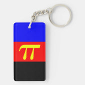 Porte-clés Drapeau de la Fierté polyamérale (Dos)