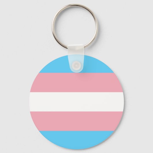 Porte-clés Drapeau de la fierté transgenre - LGBT Rainbow (Recto)