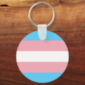 Porte-clés Drapeau de la fierté transgenre - LGBT Rainbow (Recto)