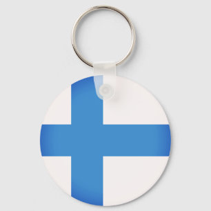 Porte-clés Drapeau de la Finlande