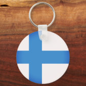 Porte-clés Drapeau de la Finlande (Recto)