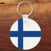 Porte-clés Drapeau de la Finlande (Front)