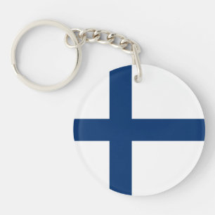 Porte-clés Drapeau de la Finlande