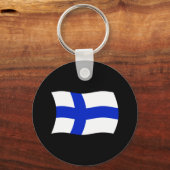 Porte-clés Drapeau de la Finlande (Recto)
