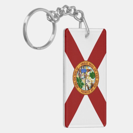 Porte-clés Drapeau de la Floride (Devant gauche)