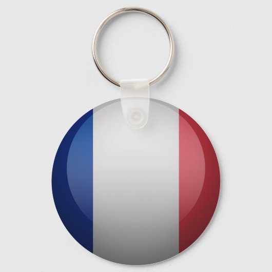 Porte-clés Drapeau de la France (Recto)