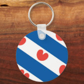 Porte-clés Drapeau de la Frise (Recto)