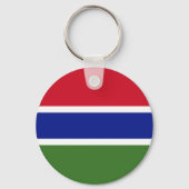 Porte-clés Drapeau de la Gambie (Verso)