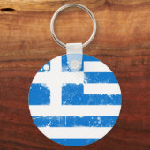 Porte-clés Drapeau de la Grèce (Recto)