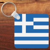 Porte-clés Drapeau de la Grèce (Recto)