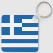 Porte-clés Drapeau de la Grèce (Dos)