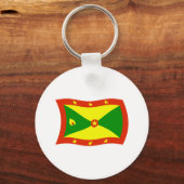 Porte-clés Drapeau de la Grenade (Recto)