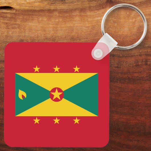 Porte-clés Drapeau de la Grenade (Verso)