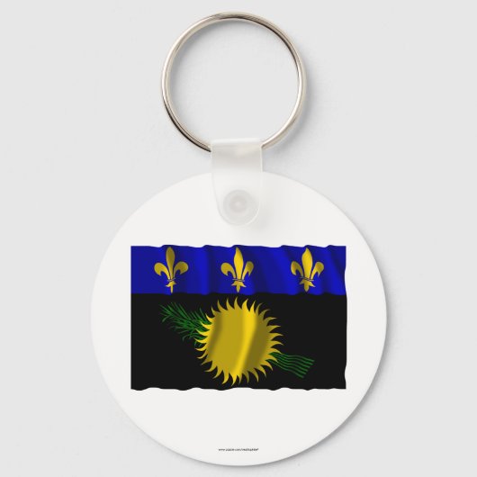 Porte-clés Drapeau de la Guadeloupe (Recto)