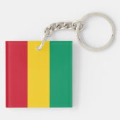Porte-clés Drapeau de la Guinée (Dos)