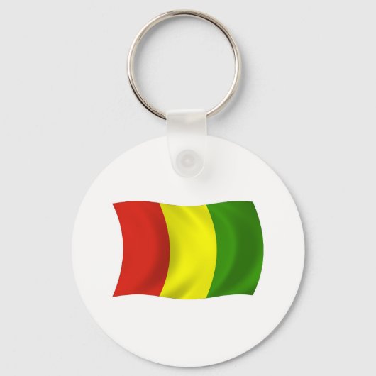 Porte-clés Drapeau de la Guinée (Recto)
