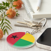 Porte-clés Drapeau de la Guinée Bissau (Devant droit)