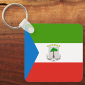Porte-clés Drapeau de la Guinée équatoriale (Recto)