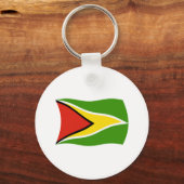 Porte-clés Drapeau de la Guyane (Recto)